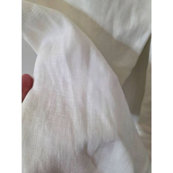 Electric Rose White Linen Trousers M NWOT - Picture 7 of 8